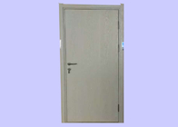 UL/BS Certified Single Leaf Laminating Wood Fire Door With Steel Frame For Hotel