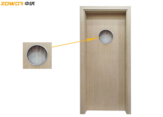 Single Hinged Cottage Oak Flush Plain Wooden Door