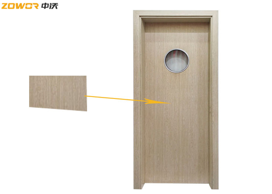 Single Hinged Cottage Oak Flush Plain Wooden Door
