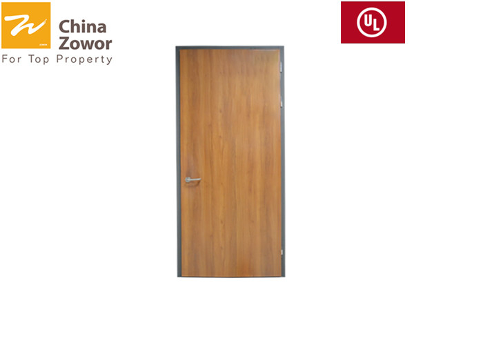 Single Leaf Wooden Fire Doors For Hotel With Acoustic Function/ HPL Finish/ Size 3' X 7'